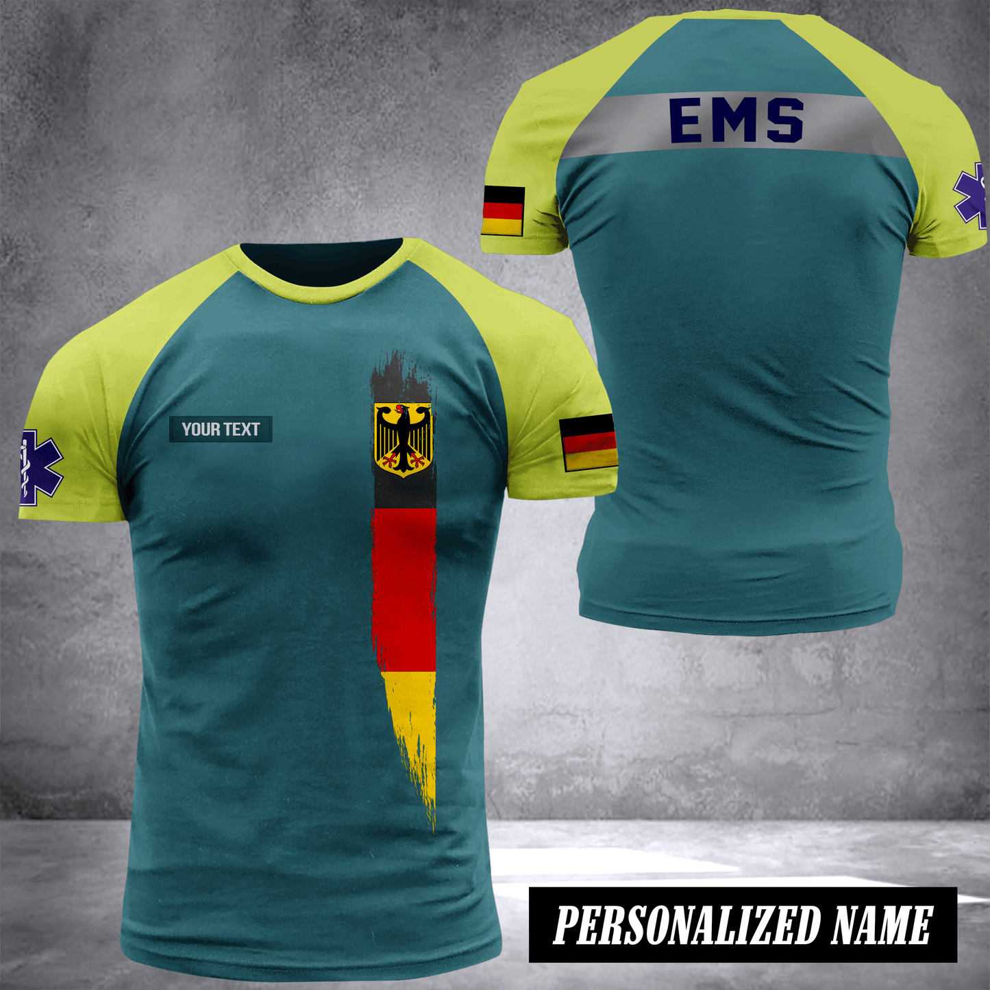 EMS Paramedic Germany customize T-shirt 245