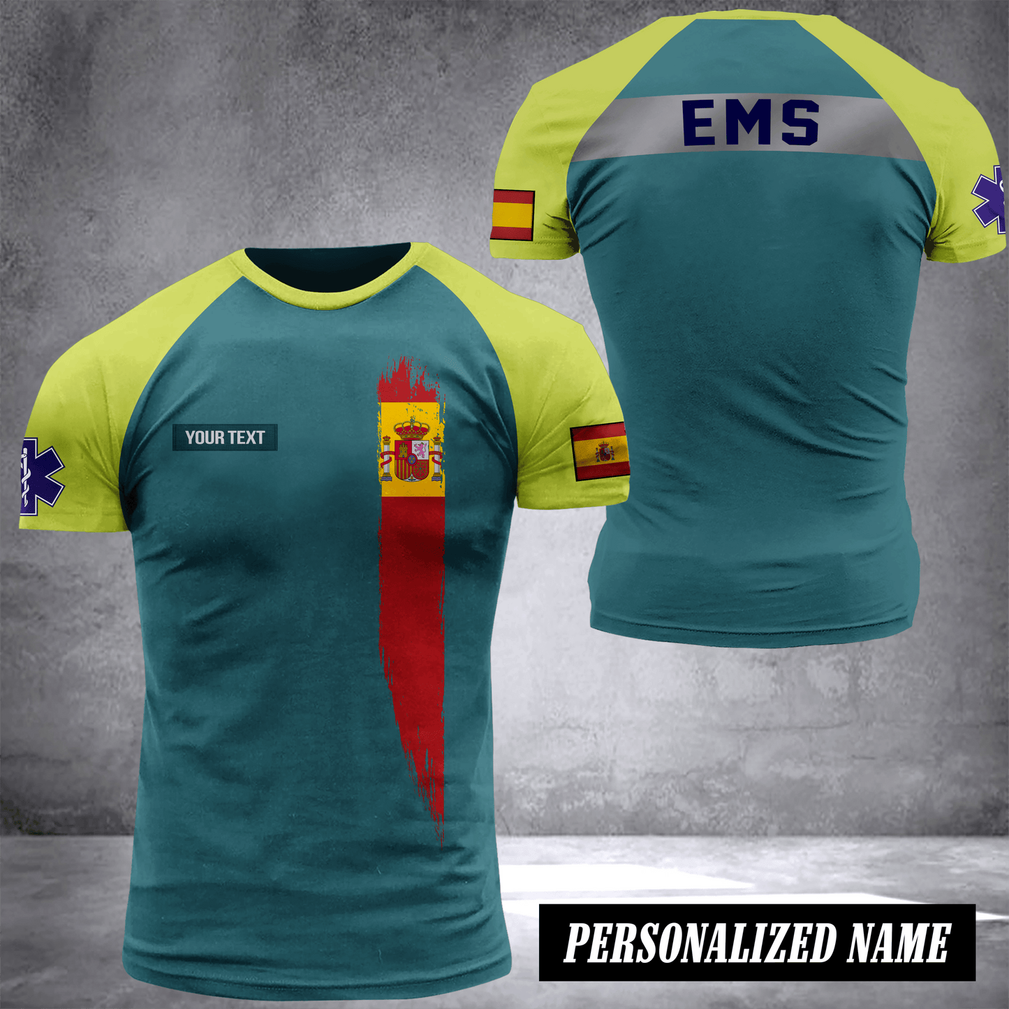 EMS Paramedic Spain customize T-shirt 245