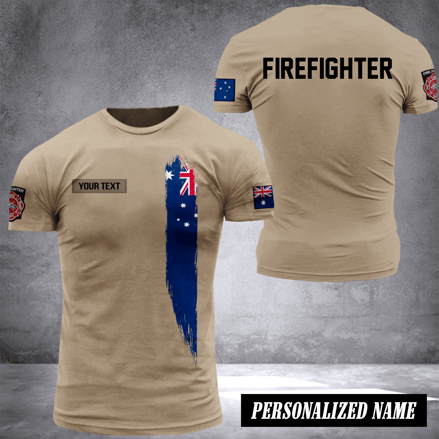 Firefighter Australia customize T-shirt 2452
