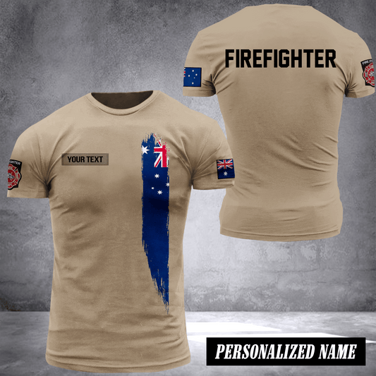Firefighter Australia customize T-shirt 2452