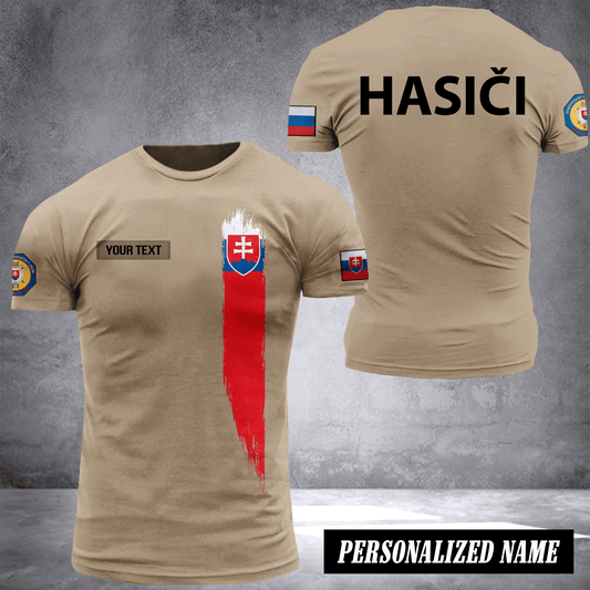 Firefighter Slovakia customize T-shirt 2452