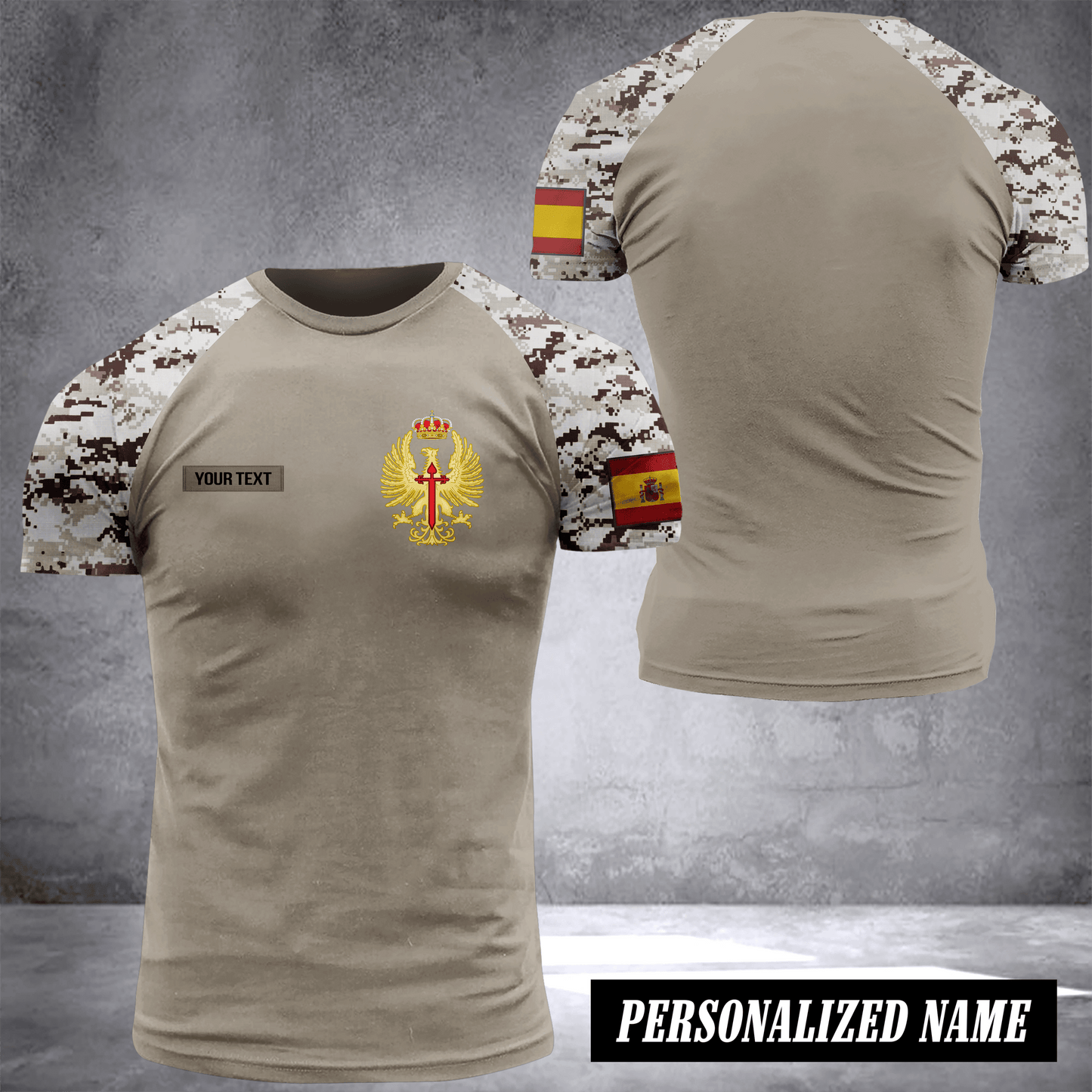 Soldier Spain customize T-shirt 2452