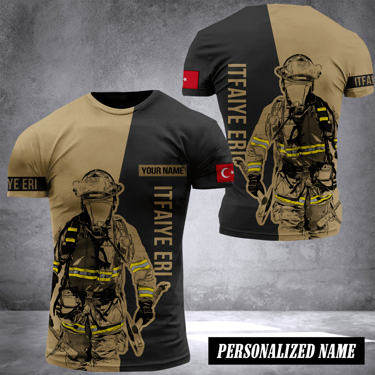 Firefighter Turkey customize T-shirt 245