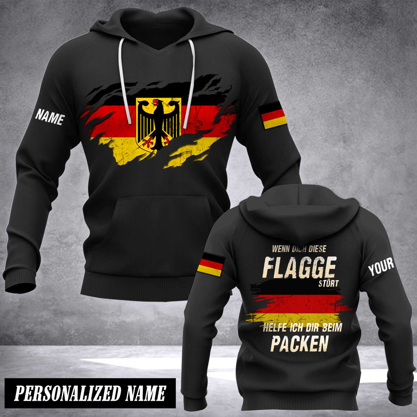 Germany flag custom T-shirt 2509