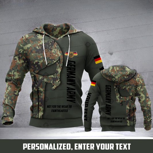 Germany soldier HOODIE hoodie customize 3d printed camopun