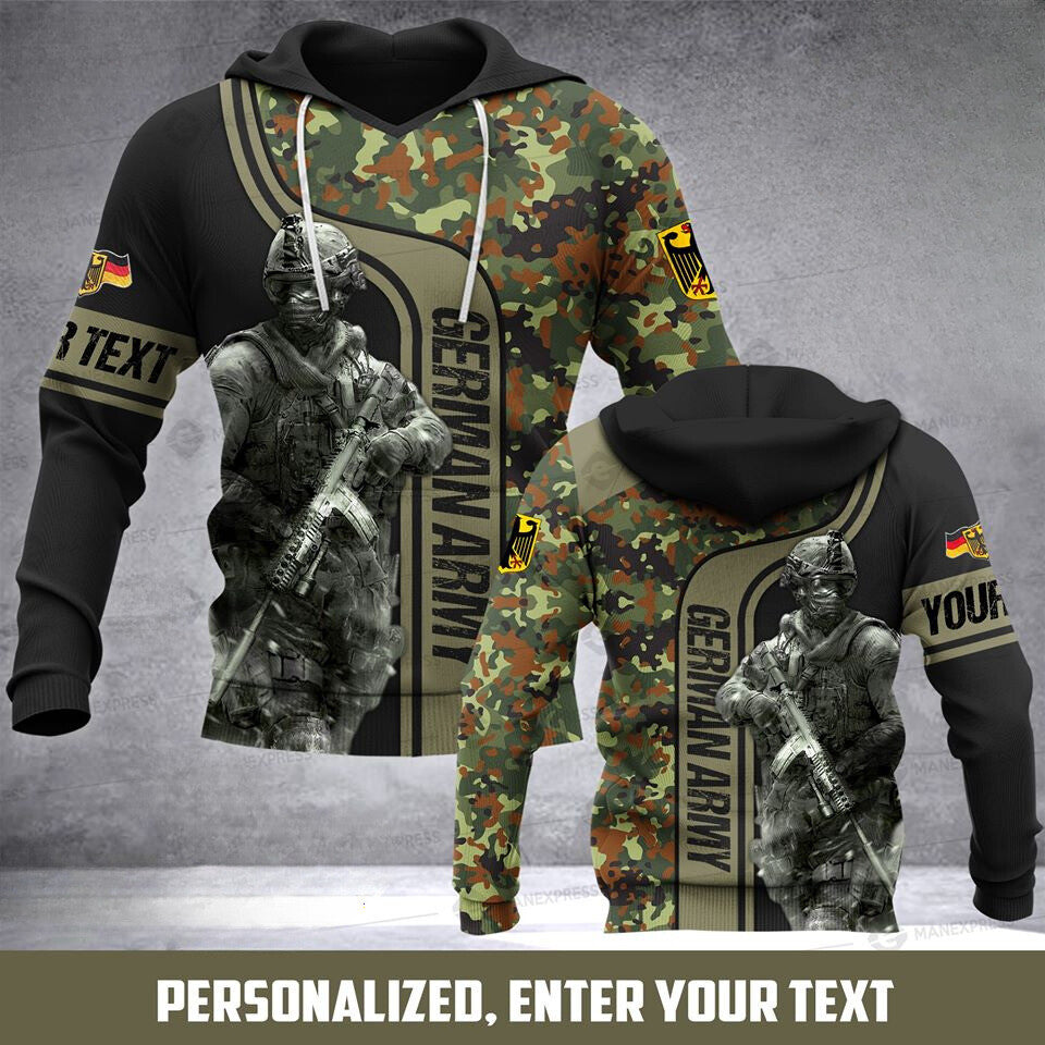 Germany soldier HOODIE hoodie customize 3d printed art