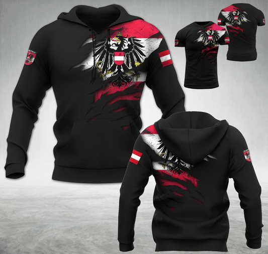 Austria Flag Hoodie T-shirt trending