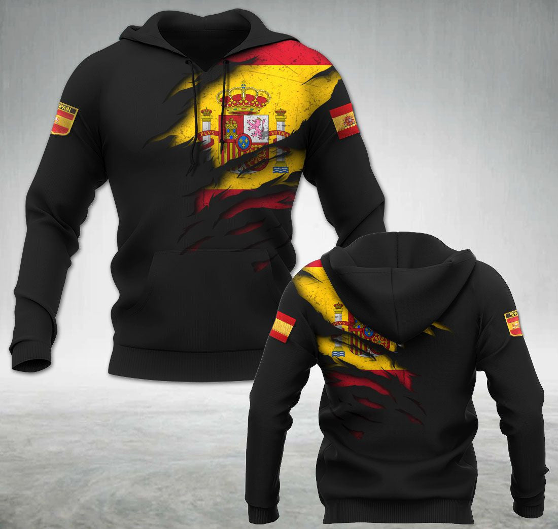 Spain Flag Hoodie T-shirt trending
