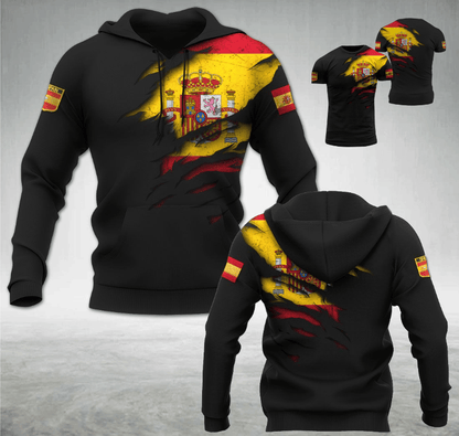 Spain Flag Hoodie T-shirt trending