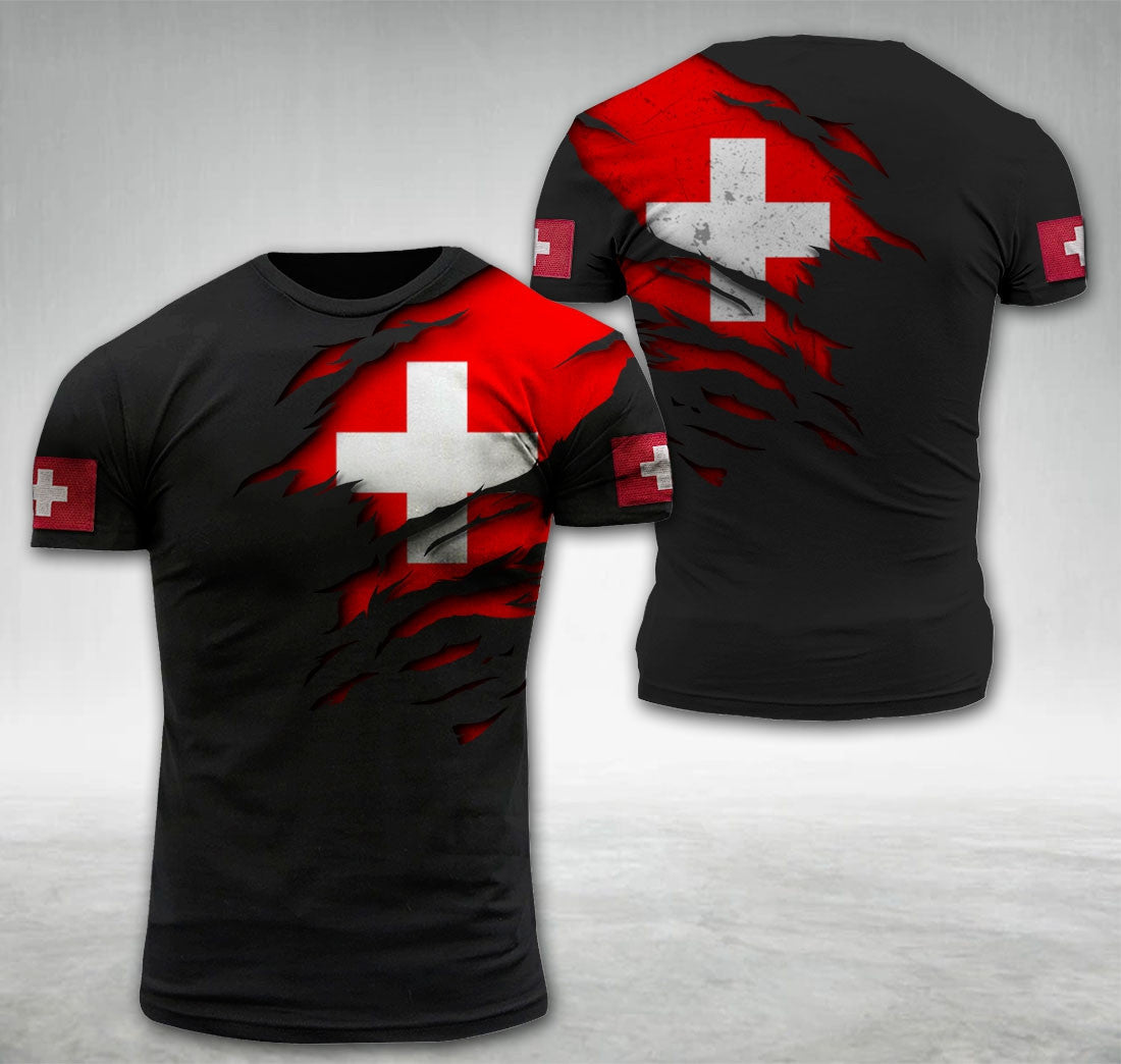 Switzerland Flag Hoodie T-shirt trending