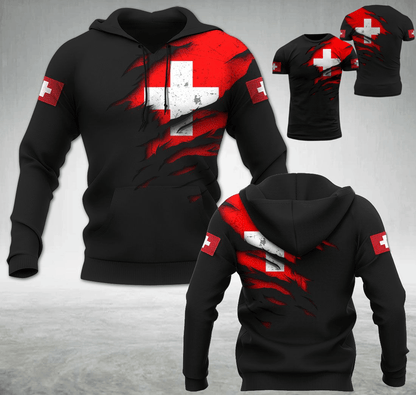 Switzerland Flag Hoodie T-shirt trending