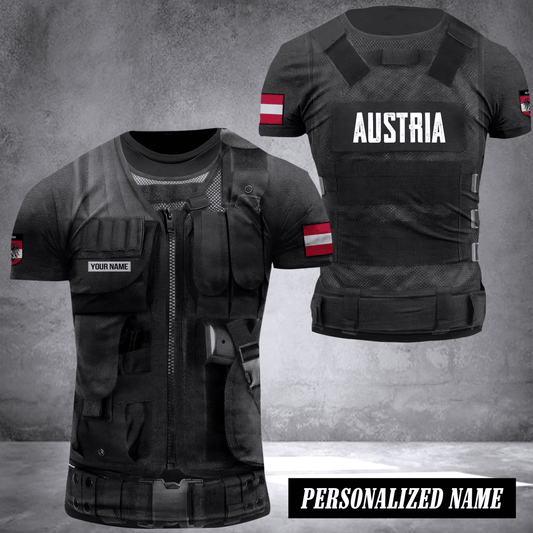 Austria tatical custom T-shirt 2509