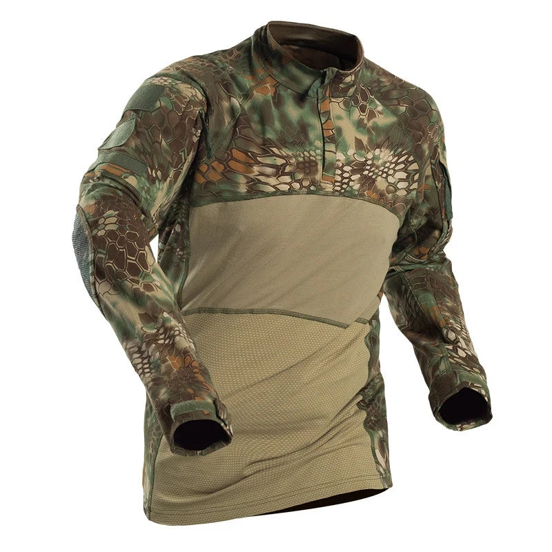 Military Tactical Clothing Camouflage Men Army Long Sleeve Soldiers Combat Airsoft Uniform Multicam Shirt