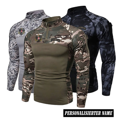 Military Tactical Clothing Camouflage Men Army Long Sleeve Soldiers Combat Airsoft Uniform Multicam Shirt
