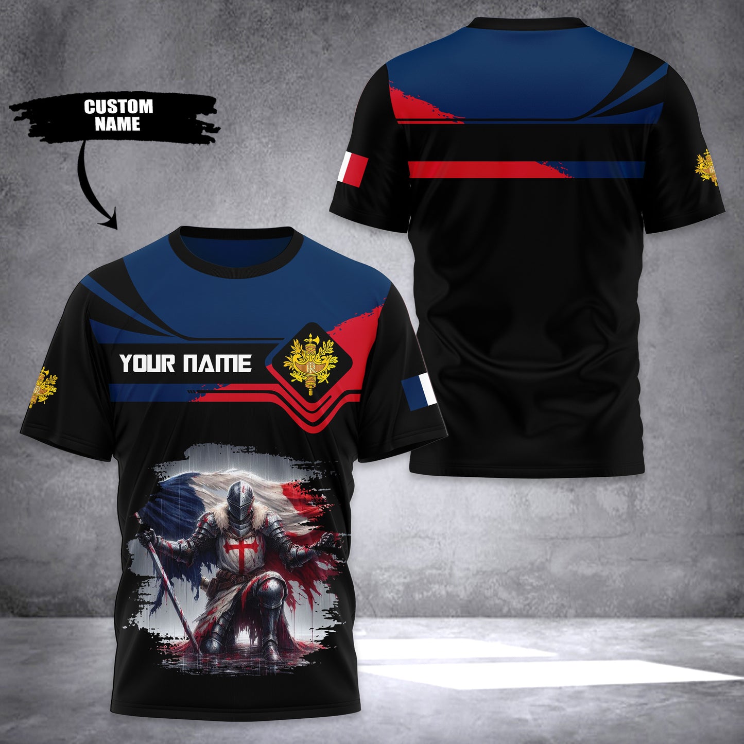 France customize T-shirt 5210