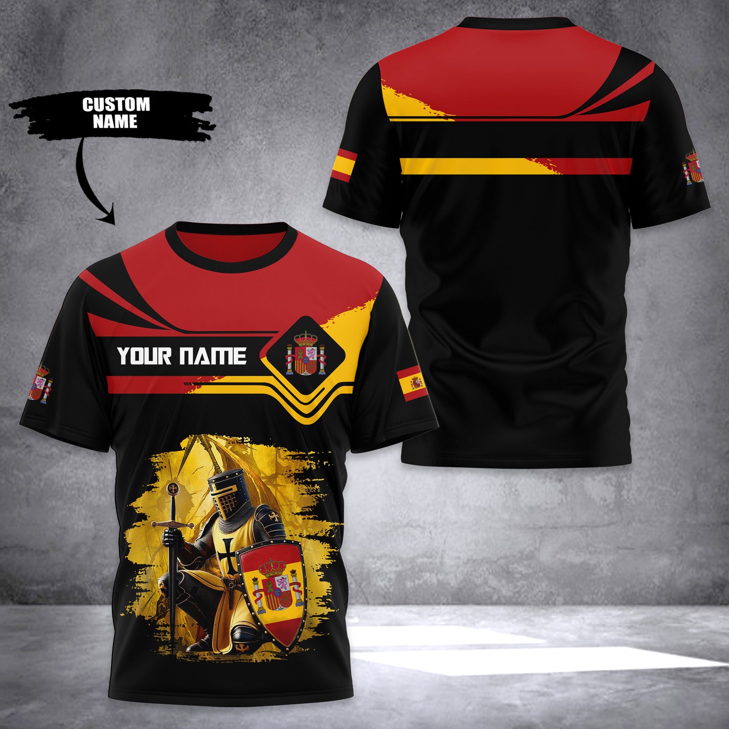 Spain customize T-shirt 5210