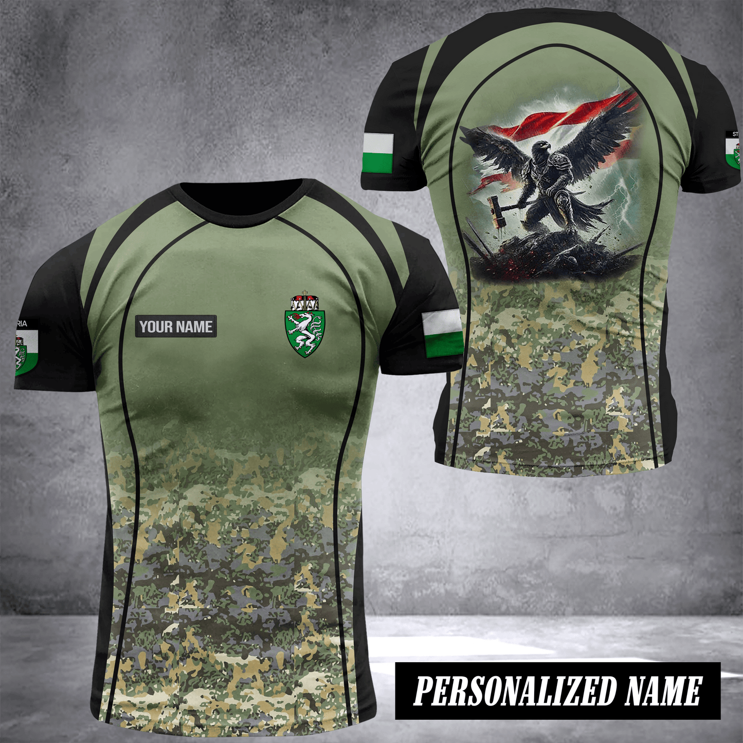 Styria camo lgo T-shirt 2509