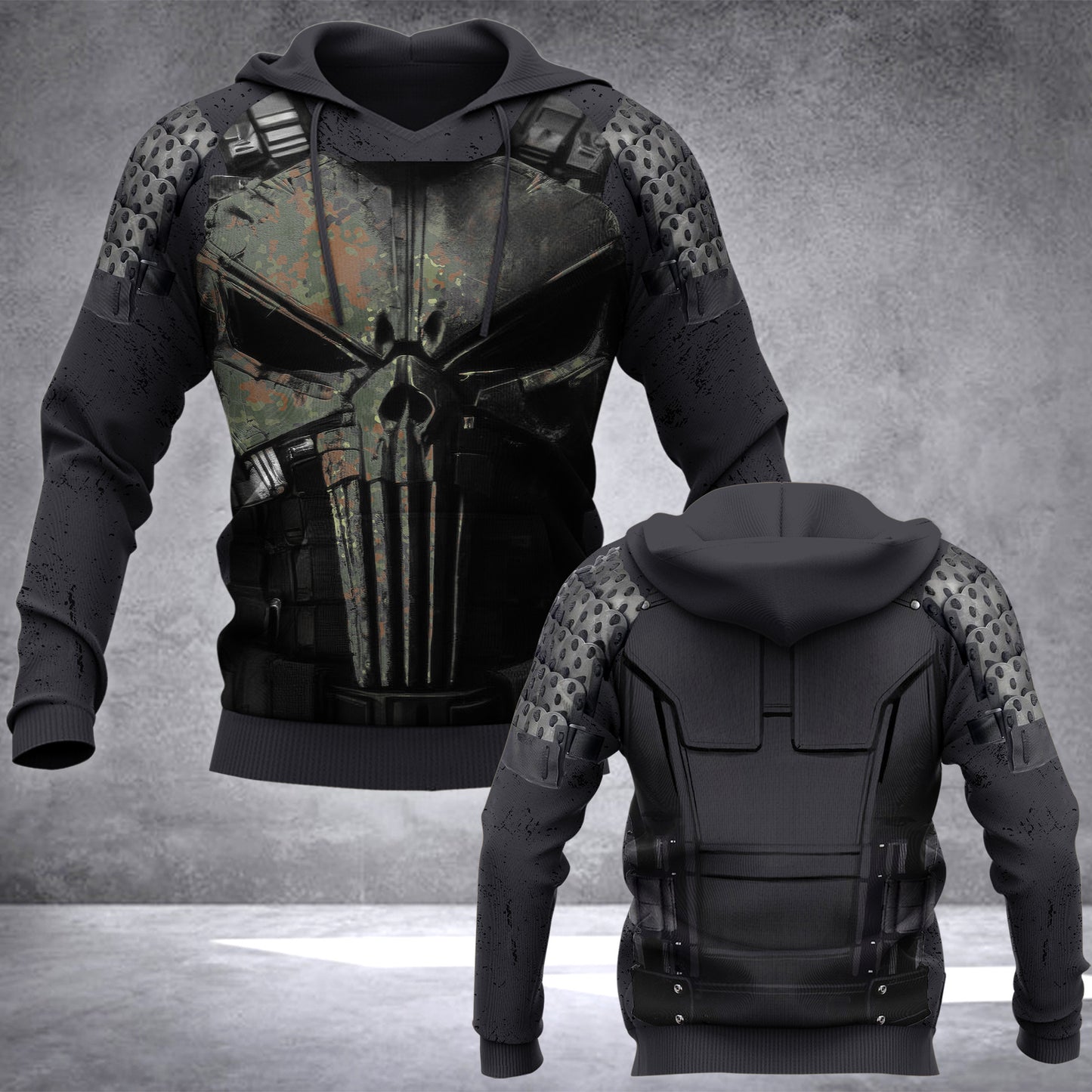 Germany tatical vest pun hoodie 3d