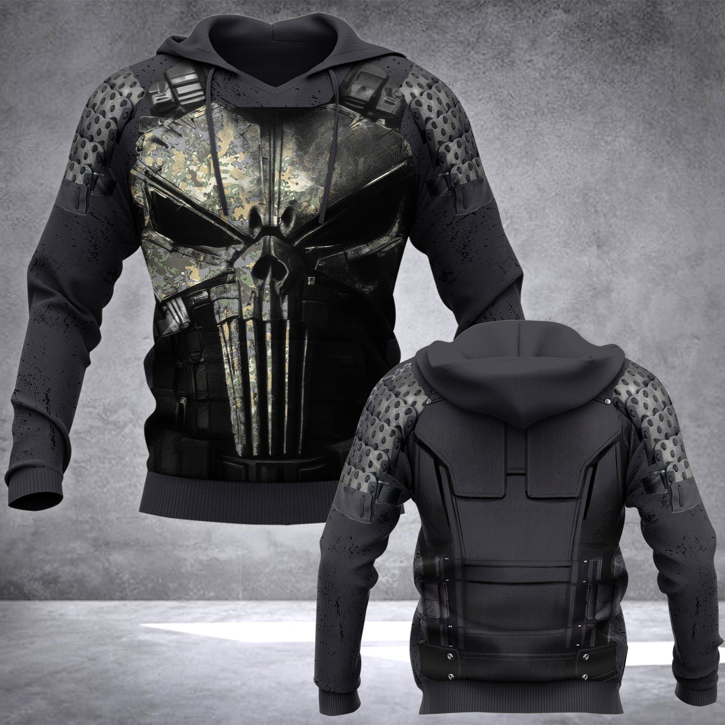 Austria tatical vest pun hoodie 3d