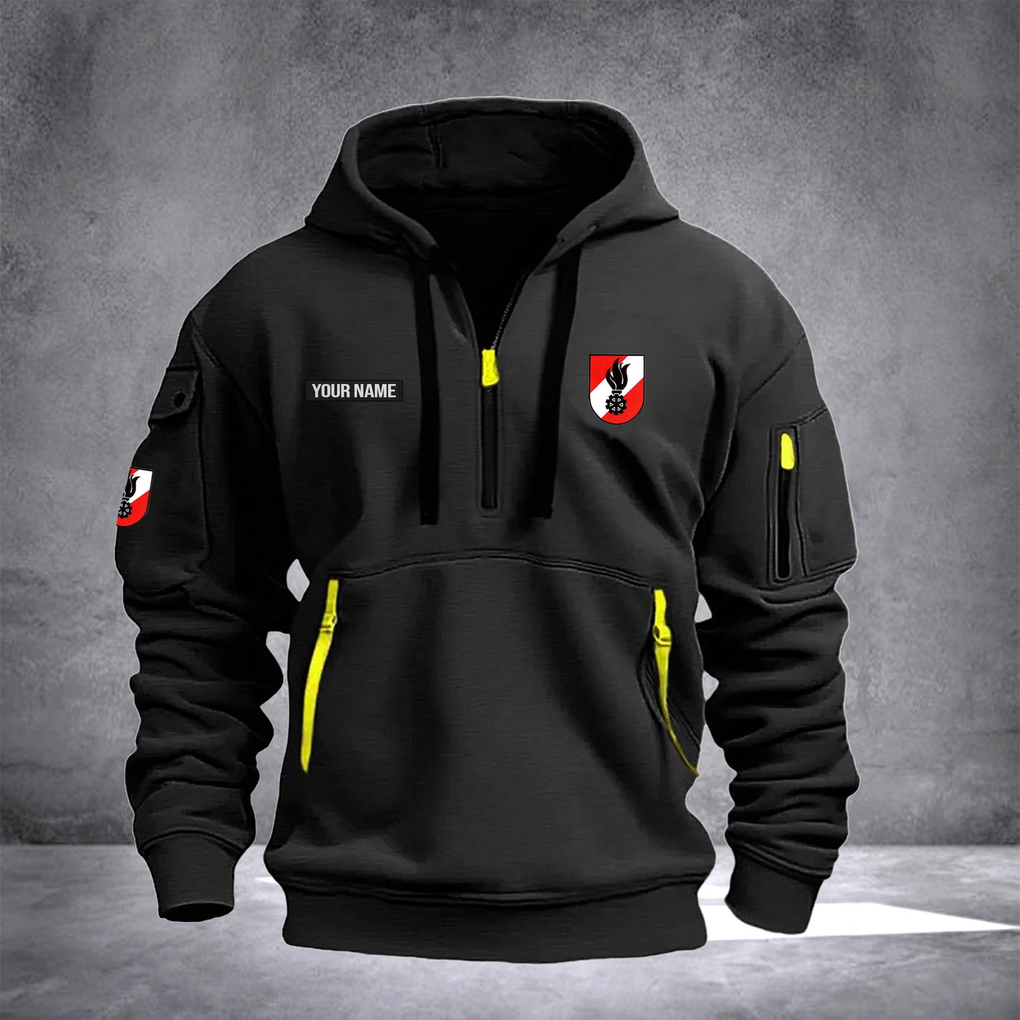 Firefighter Austria customize Hoodie Half Zipper