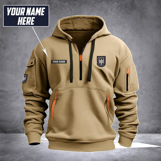 Firefighter Germany customize Hoodie Half Zipper