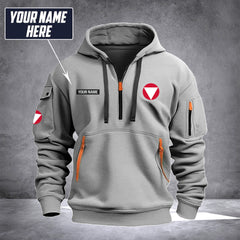 Soldier Austria customize ranking Hoodie Half Zipper