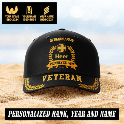 German Soldier customize ranking cap 3d printed
