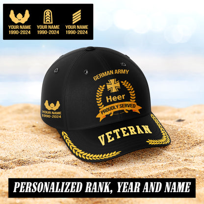 German Soldier customize ranking cap 3d printed