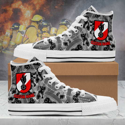 Austria Firefighter Customize High Top Shoes