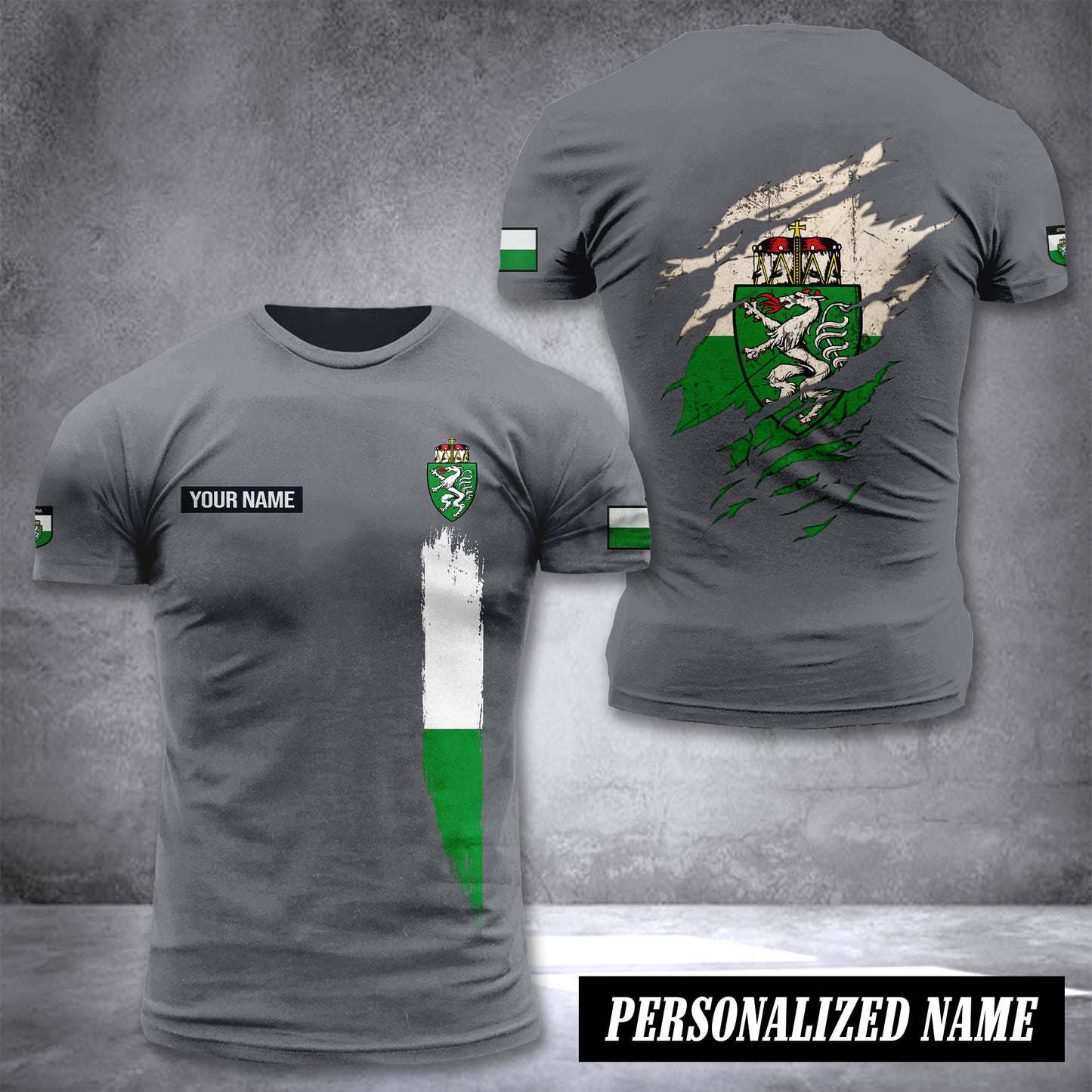Styria customize T-shirt back