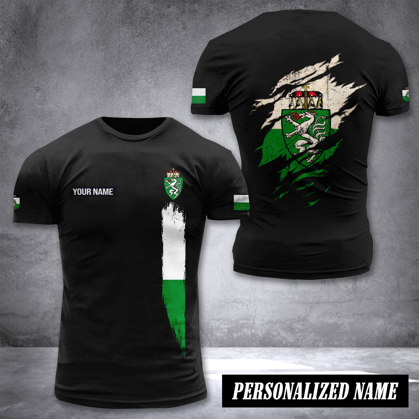 Styria customize T-shirt back
