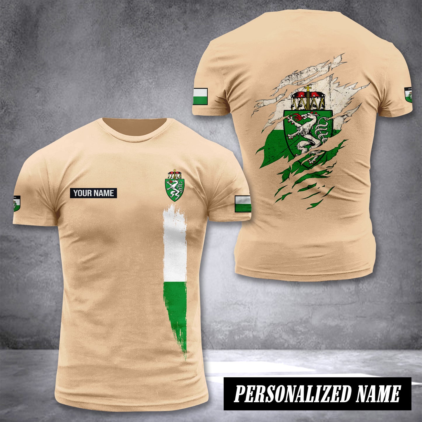 Styria customize T-shirt back
