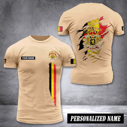 Belgium customize T-shirt back