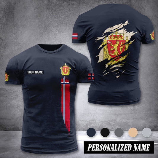 Police Norway customize T-shirt back