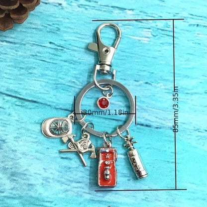 Personalized Firefighter Austria Keychain