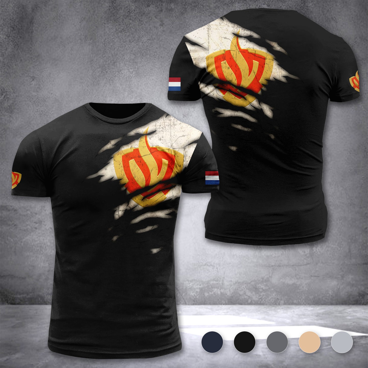 Firefighter Netherland customize T-shirt 304