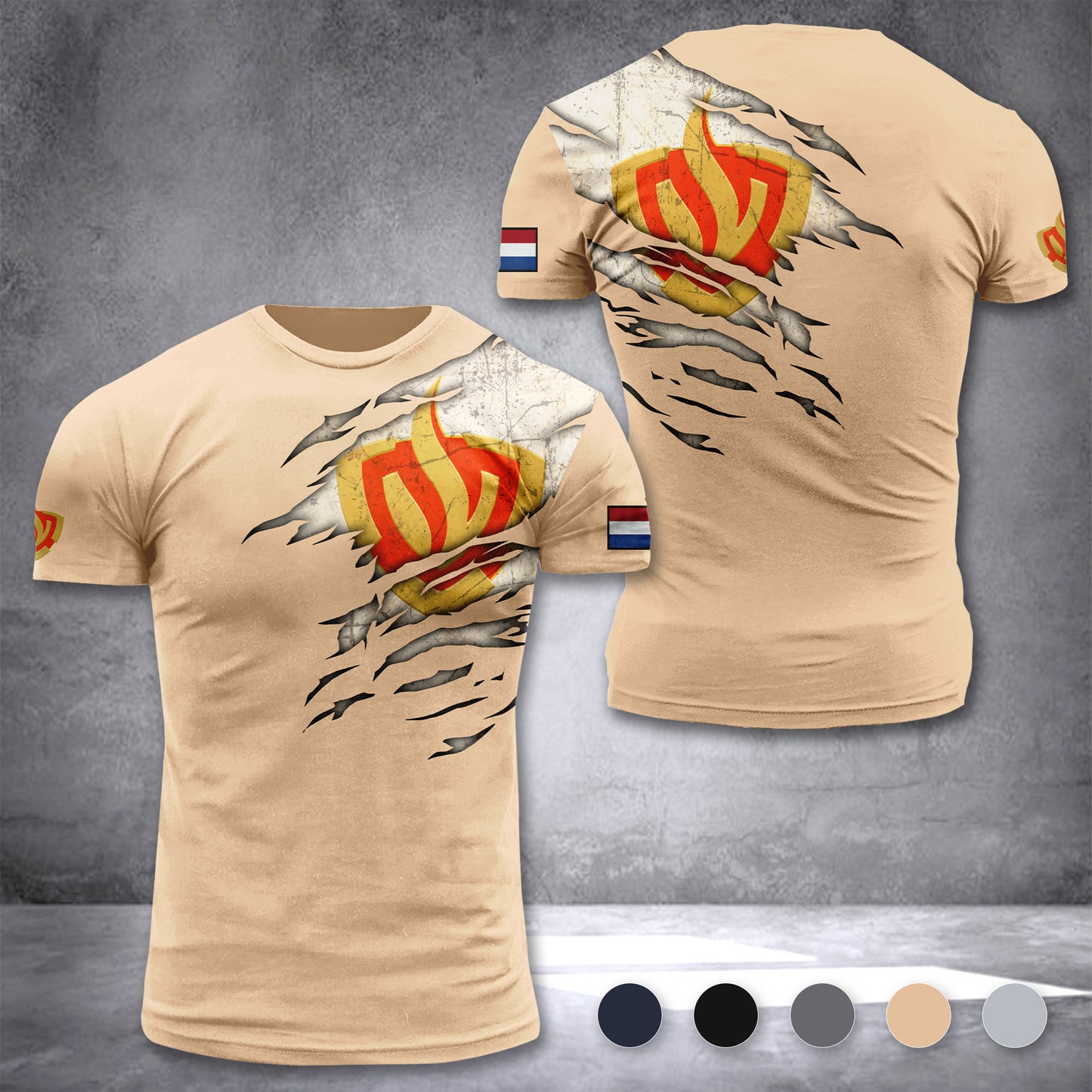 Firefighter Netherland customize T-shirt 304