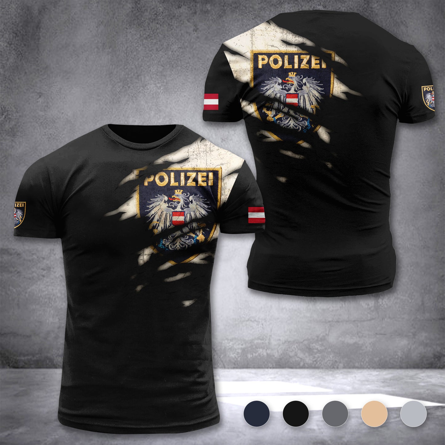 Polizei Austria customize T-shirt 304