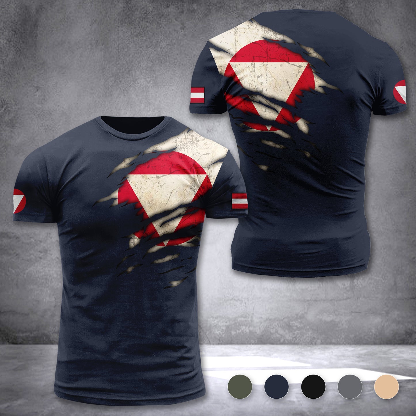 Soldier Austria Army customize T-shirt