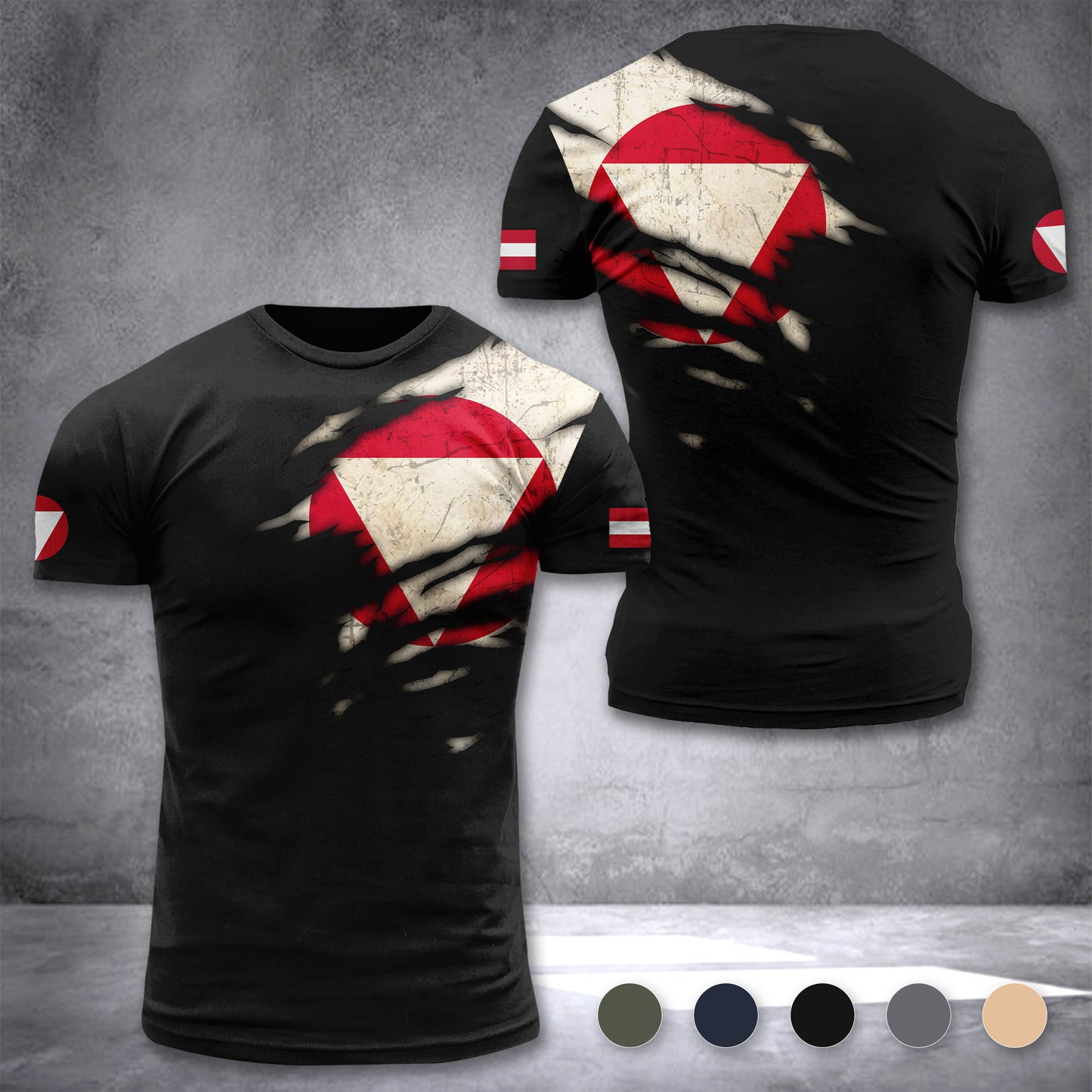 Soldier Austria Army customize T-shirt