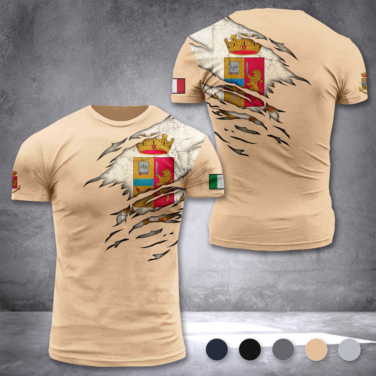 Polizia Di Stato customize ranking T-shirt
