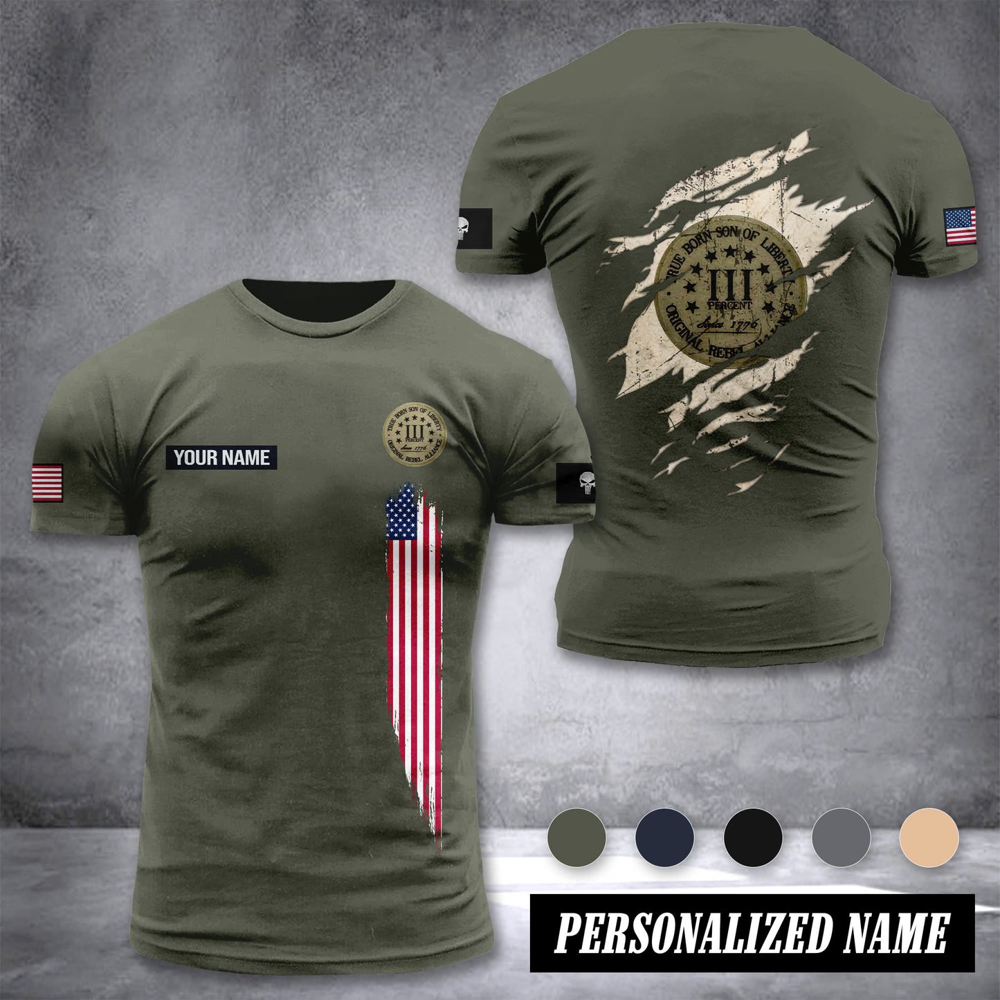 USA customize T-shirt patriot