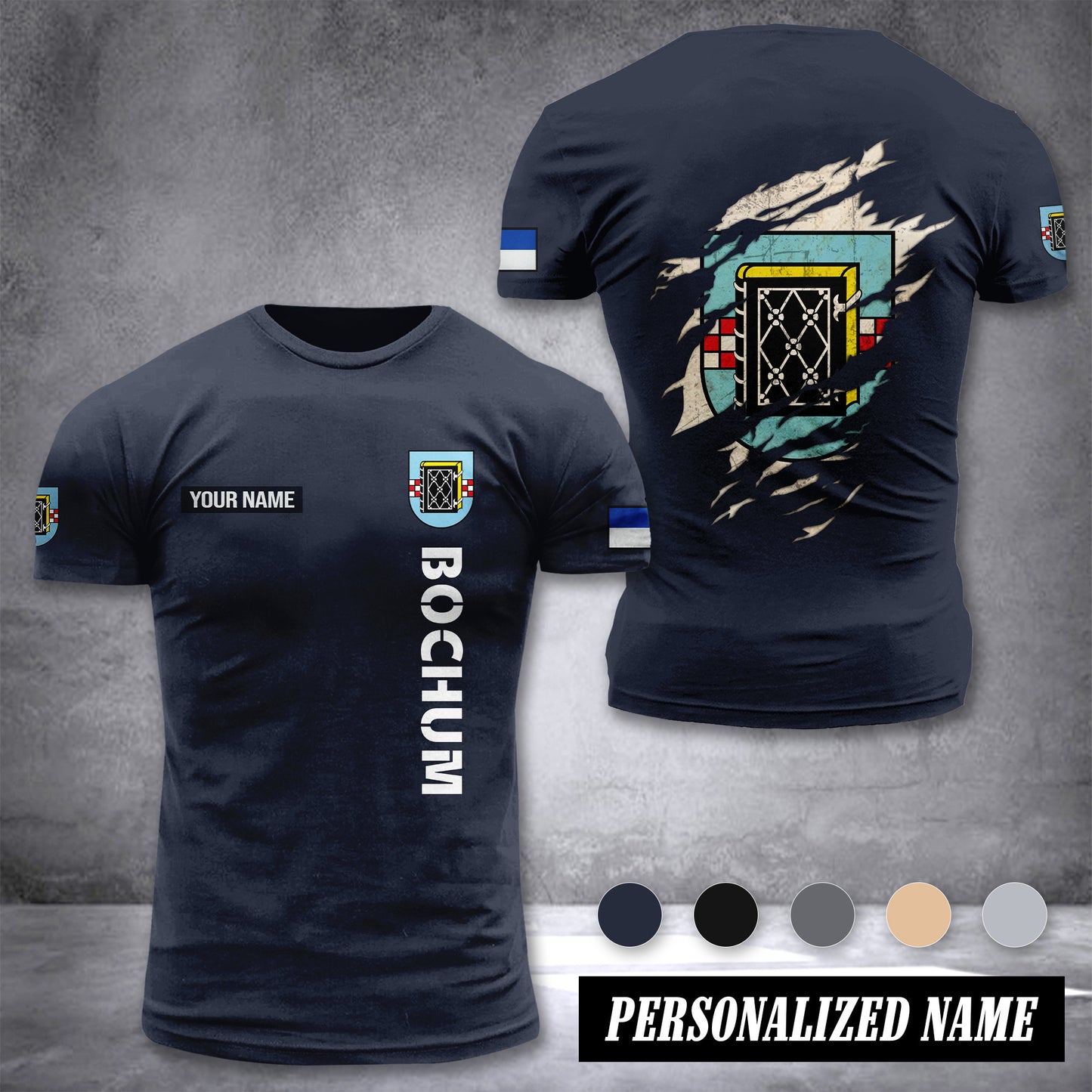Bochum customize T-shirt back