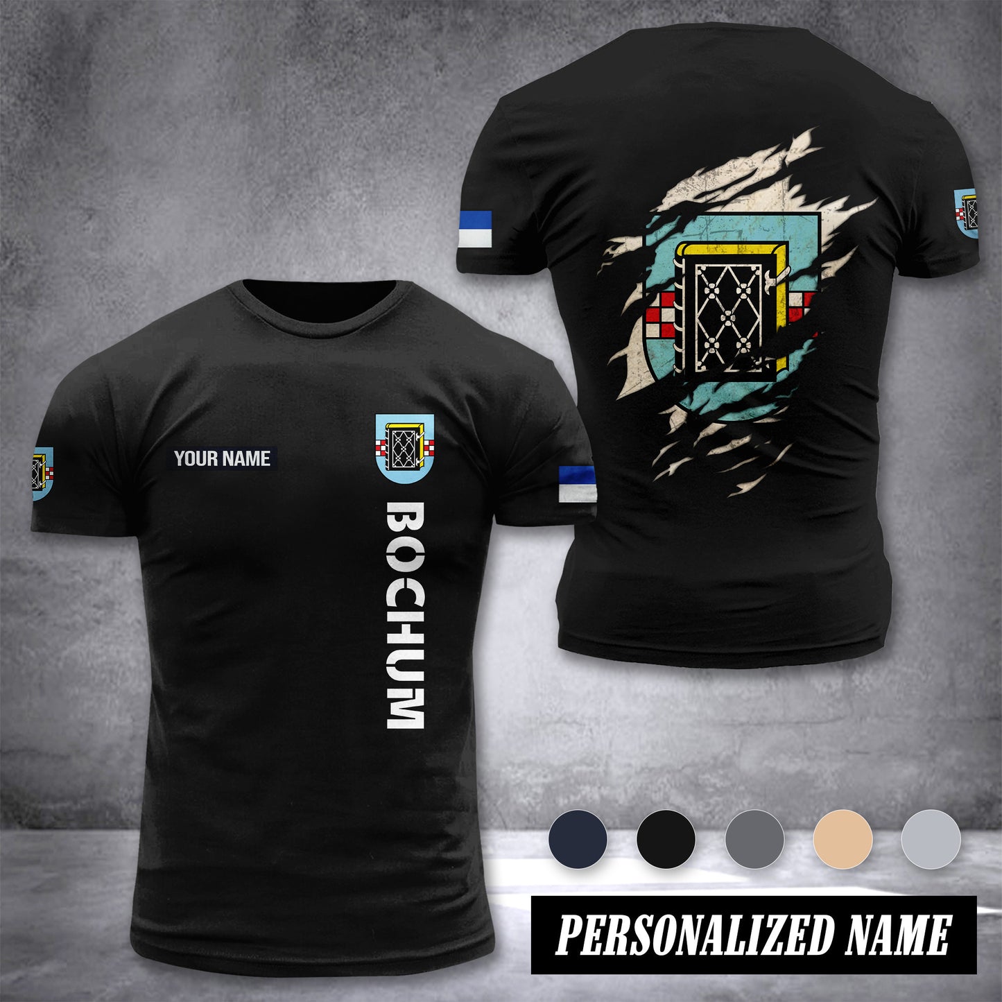 Bochum customize T-shirt back