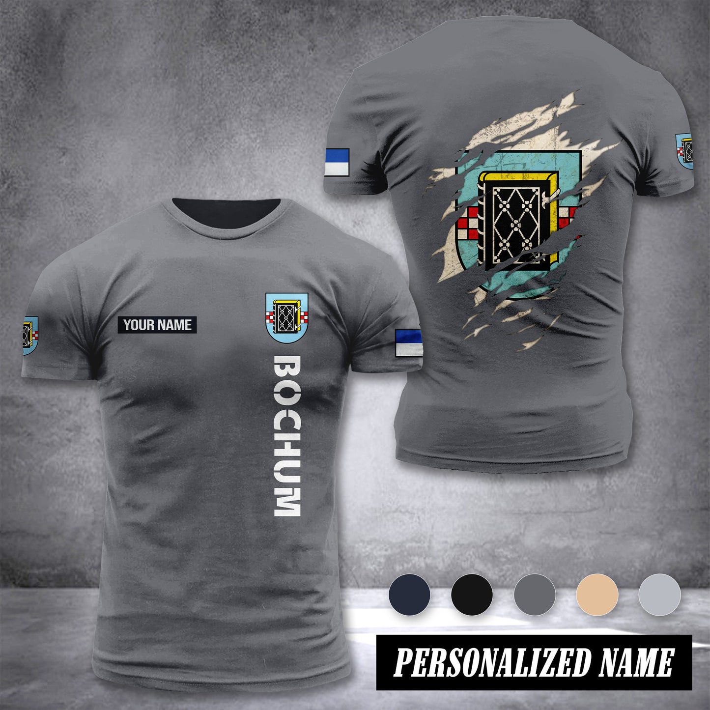 Bochum customize T-shirt back