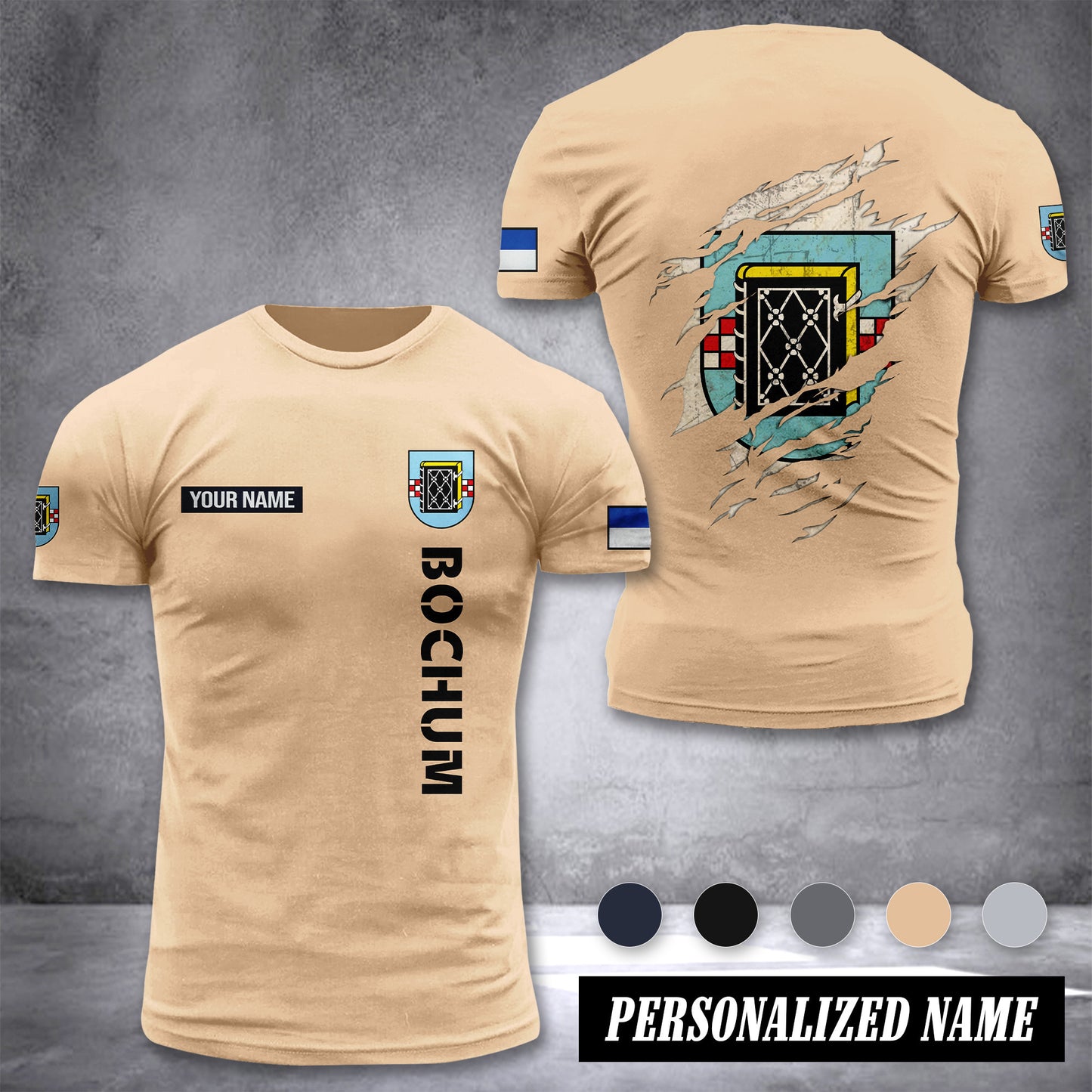 Bochum customize T-shirt back
