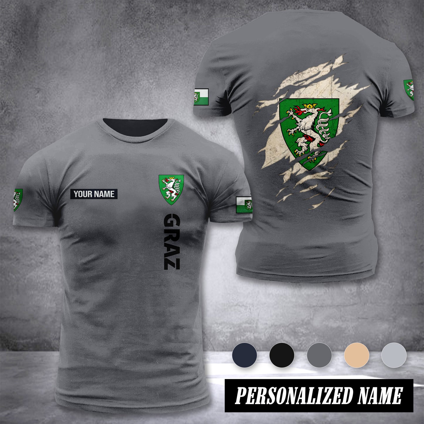 Graz customize T-shirt back