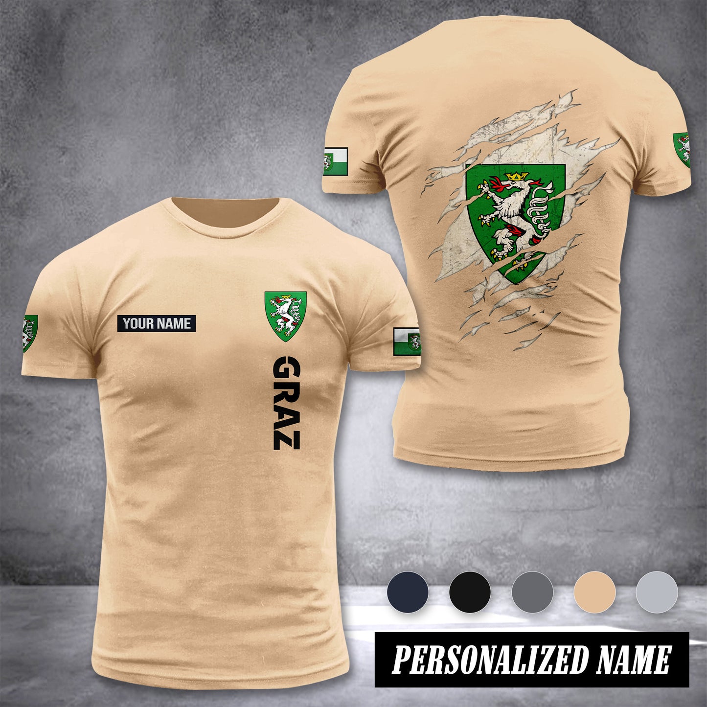 Graz customize T-shirt back