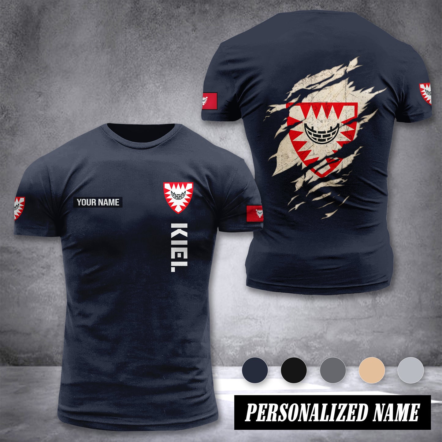 Kiel customize T-shirt back