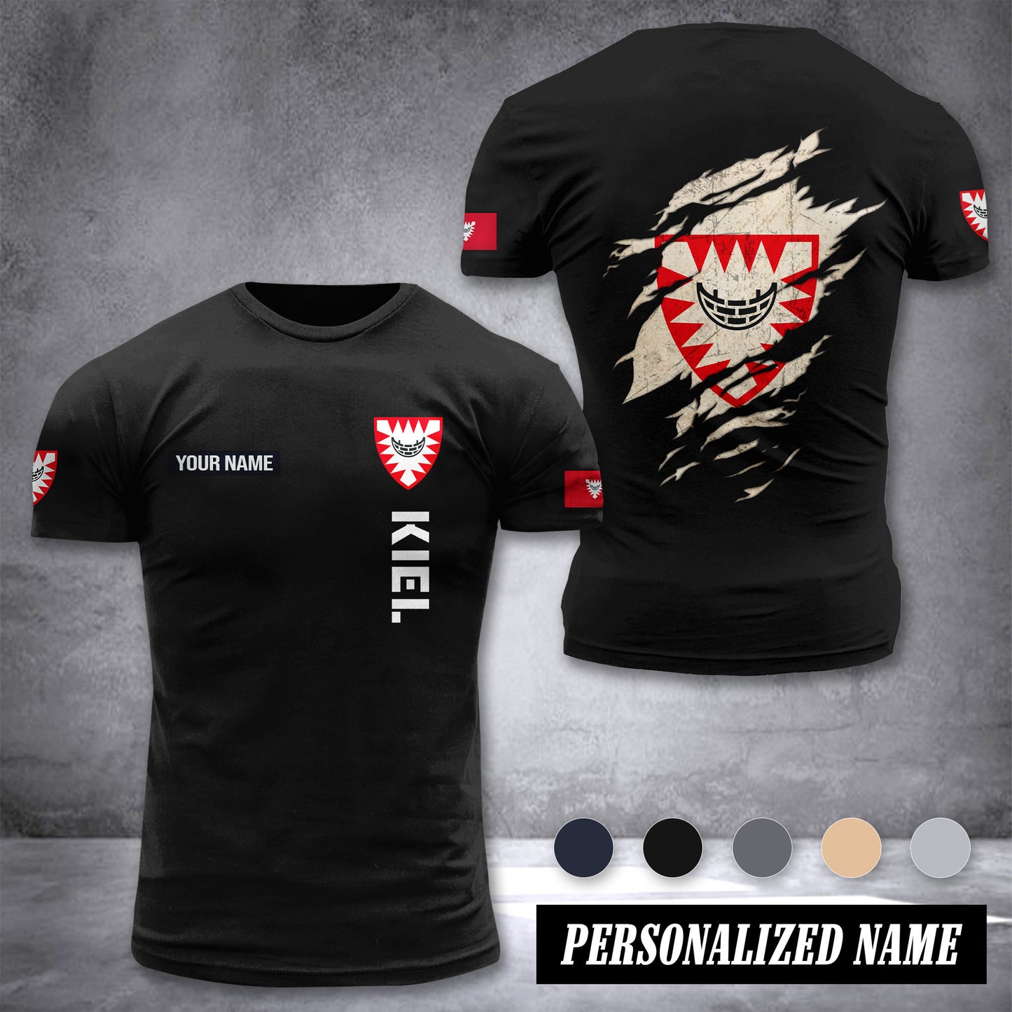 Kiel customize T-shirt back